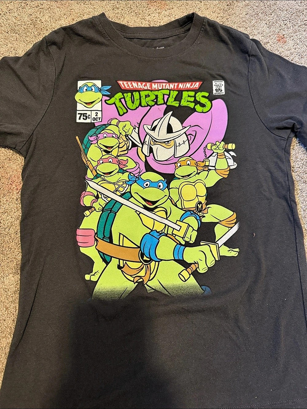 Nickelodeon Teenage Mutant Ninja Turtles Graphic Tee Boys Medium (8) Like New